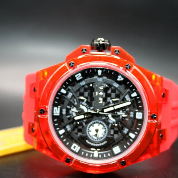 Invicta Racing Saphirex Men's Watch - 46mm, Red (48810) - Picture 3 of 7